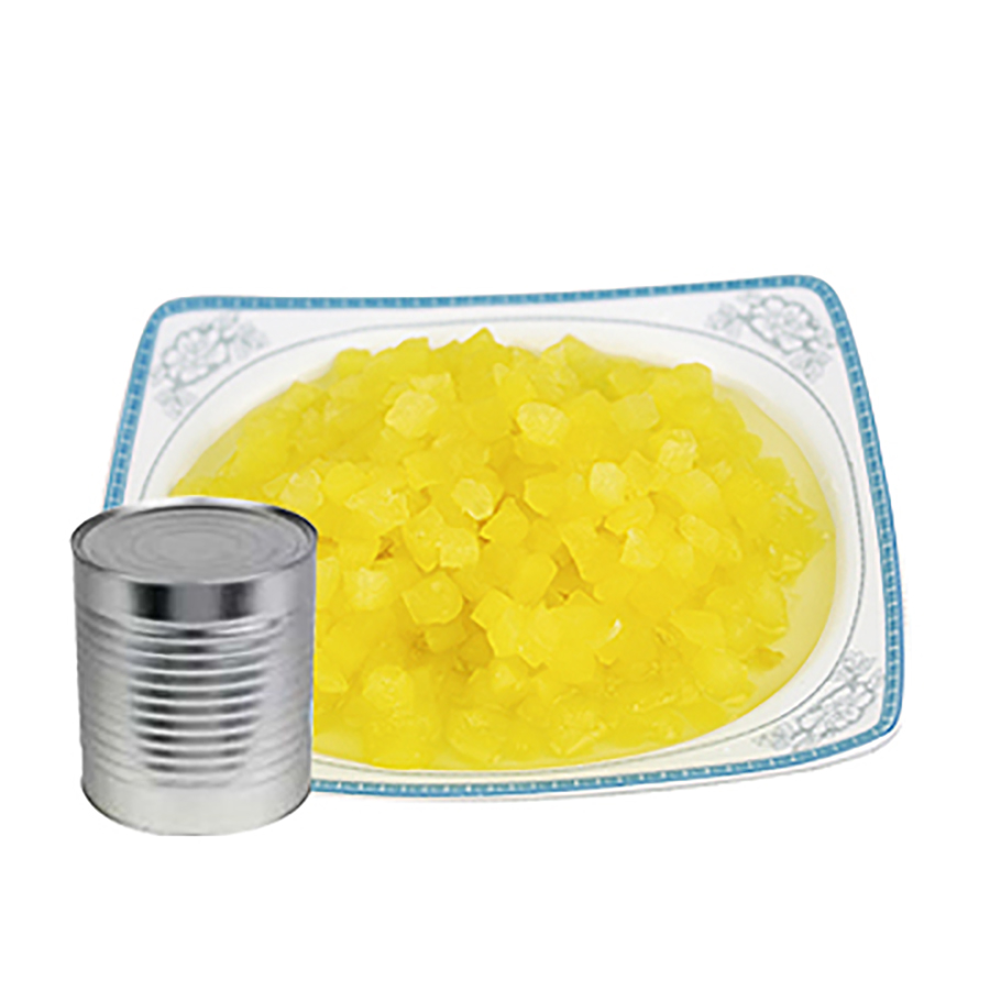 糖水蘋(píng)果丁罐頭10mm